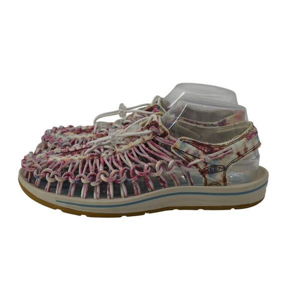 Keen Uneek Canvas Womens Sz 9 Cord Classic Sandals Tie-dye - Picture 1 of 13